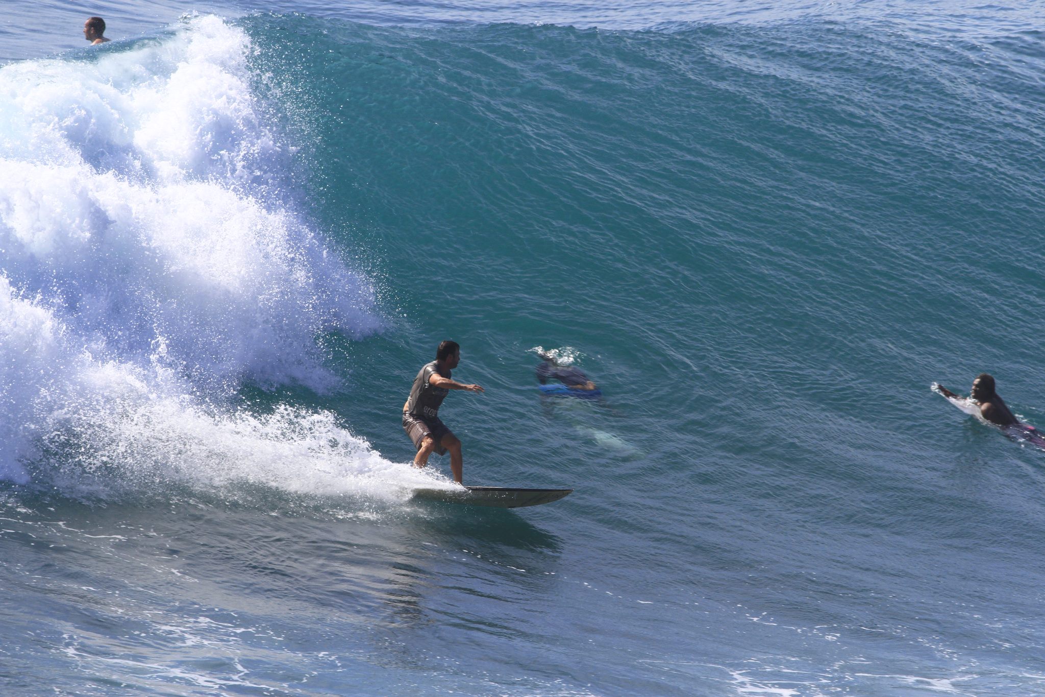 Surfing at Uluwatu Bali